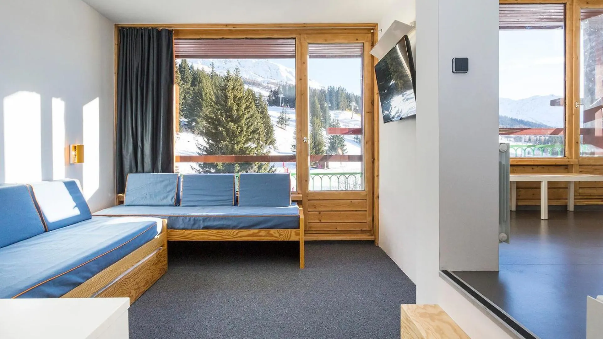 Appartement Renove 3 Pieces Cabine, Ski Aux Pieds, Balcon, Charvet, Arc 1800 - Fr-1-346-323 Les Arcs  Apartment